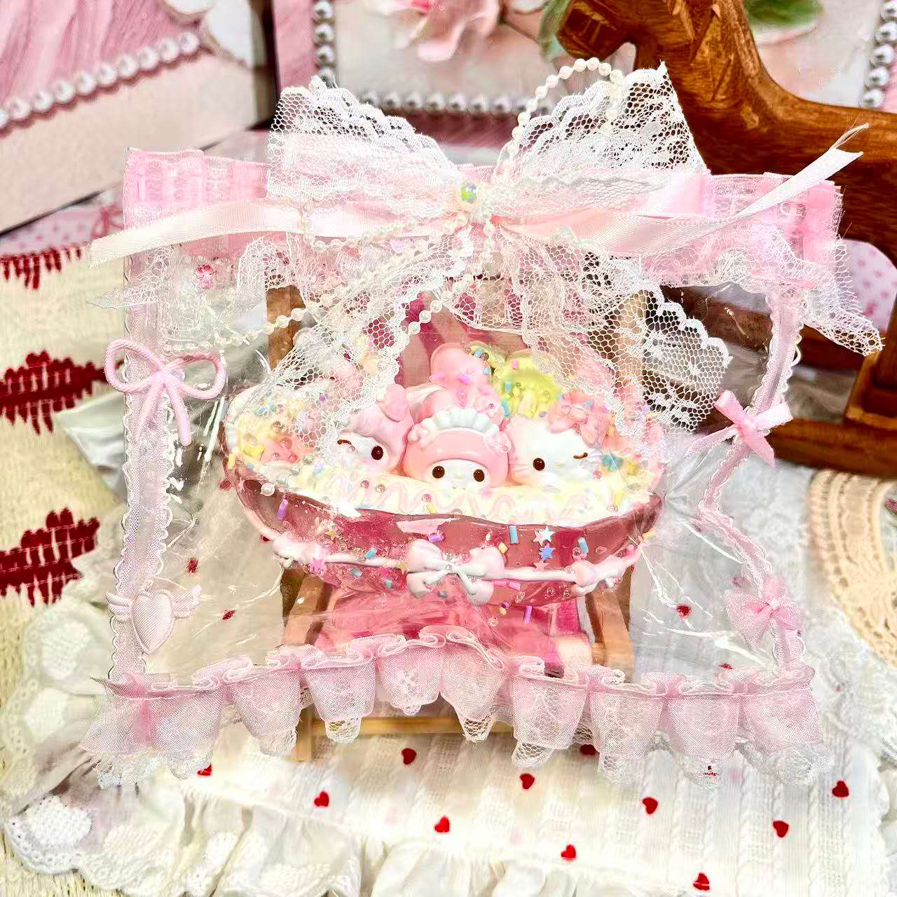 Pink Sanrio Sundae Bowl