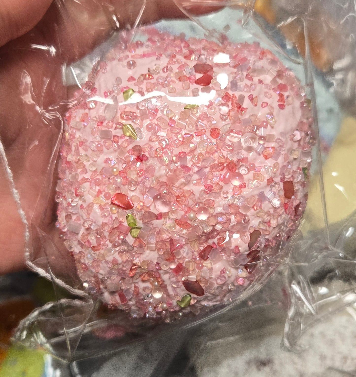 Pink crystal squishy
