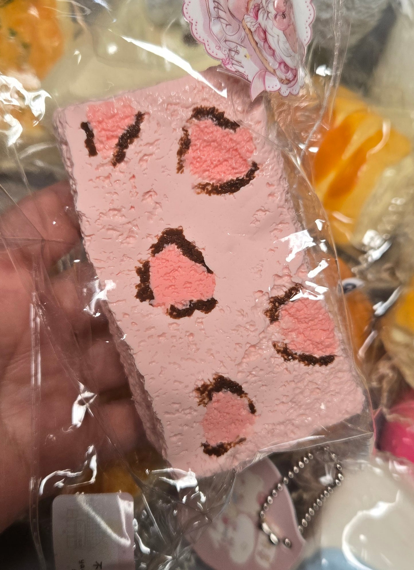 PINK Cheetah print squishy